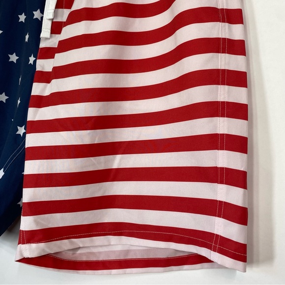 Field & Stream Mens American Flag Swim Shorts Size XL USA Patriotic Trunks - Picture 5 of 14